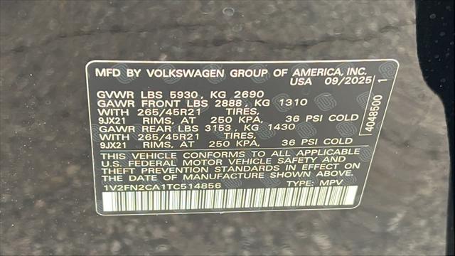 2026 Volkswagen Atlas SEL Premium R-Line