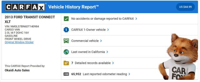 2013 Ford Transit Connect XLT