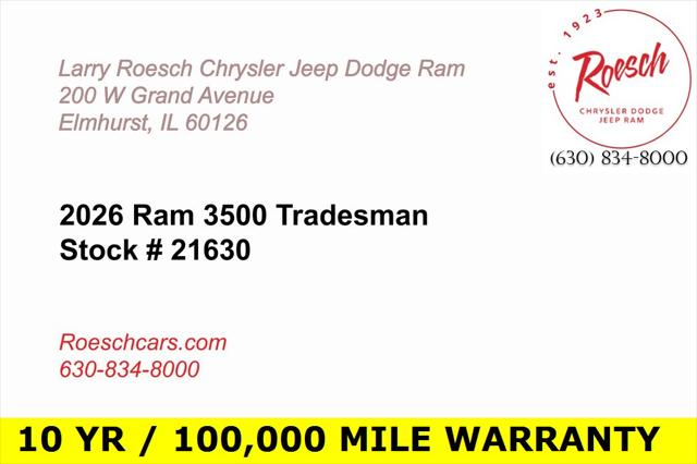 2026 RAM Ram 3500 RAM 3500 TRADESMAN CREW CAB 4X4 8 BOX 2026 RAM Ram 3500 RAM 3500 TRADESMAN CREW CAB 4X4 8 BOX