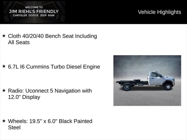 2026 RAM Ram 5500 Chassis Cab RAM 5500 TRADESMAN CHASSIS REGULAR CAB 4X4 84 CA