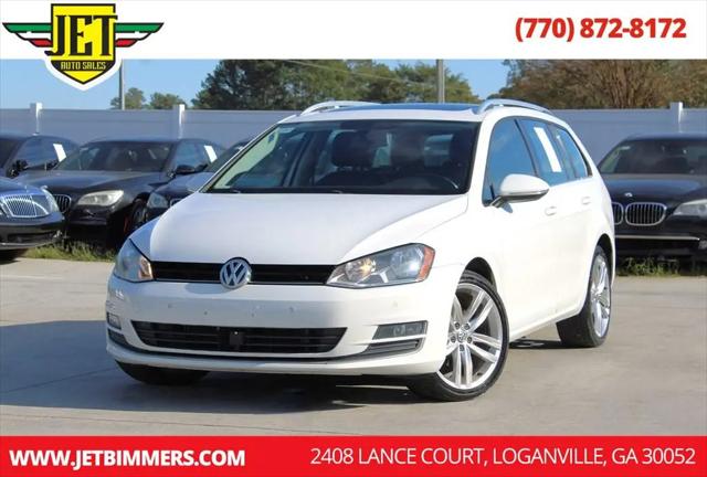 2015 Volkswagen Golf SportWagen TSI SEL 4-Door for sale in Loganville, GA