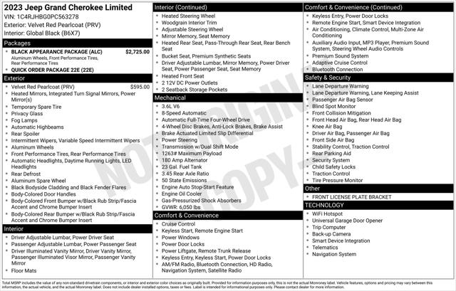 2023 Jeep Grand Cherokee Limited 4x4
