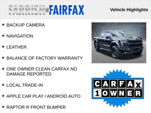 2024 Ford F-150 Raptor 2024 Ford F-150 Raptor