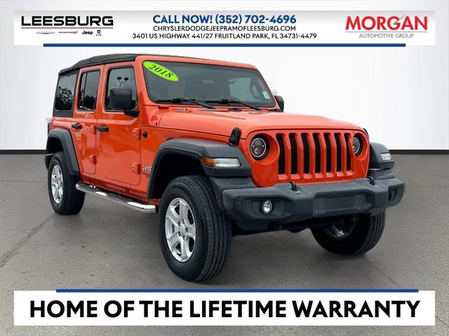 2018 Jeep Wrangler Unlimited Sport S 4x4 2018 Jeep Wrangler Unlimited Sport S 4x4