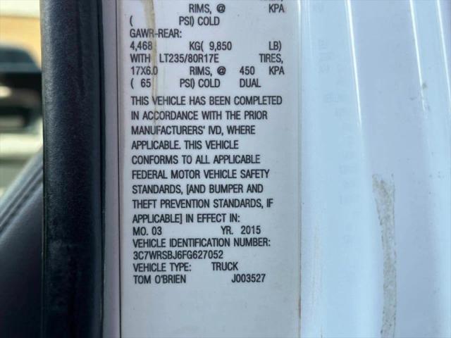 2015 Ram 3500 Tradesman/SLT