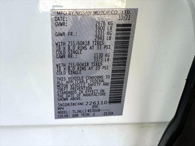 2022 Nissan Pathfinder SV 4WD [37]