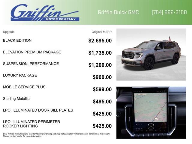 2026 GMC Acadia Elevation AWD