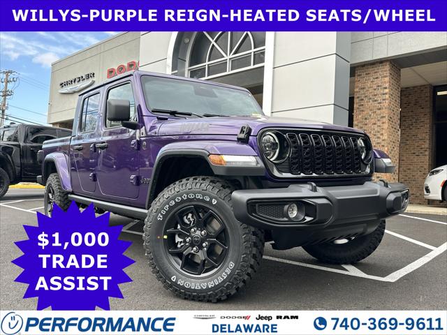 2026 Jeep Gladiator GLADIATOR WILLYS 4X4 2026 Jeep Gladiator GLADIATOR WILLYS 4X4
