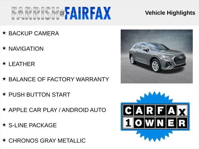 2024 Audi Q3 Premium 45 TFSI S line quattro Tiptronic