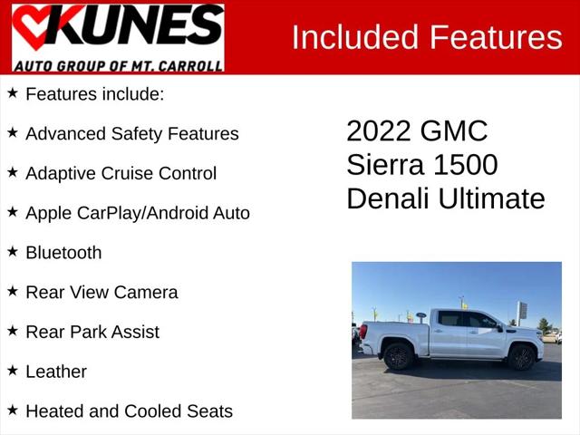 2022 GMC Sierra 1500 4WD Crew Cab Short Box Denali Ultimate 2022 GMC Sierra 1500 4WD Crew Cab Short Box Denali Ultimate