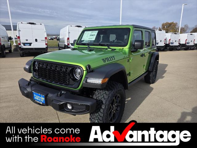 2026 Jeep Wrangler WRANGLER 4-DOOR WILLYS 2026 Jeep Wrangler WRANGLER 4-DOOR WILLYS