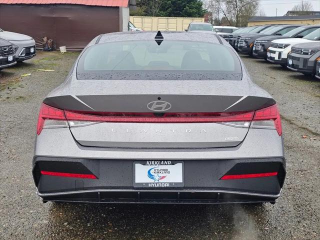 2026 Hyundai Elantra Hybrid Blue