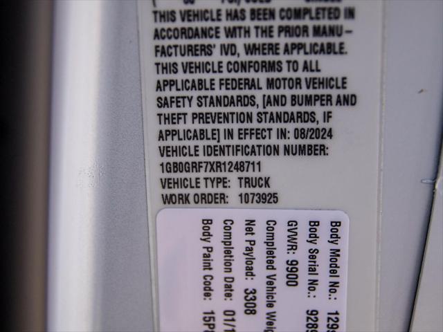 2024 Chevrolet Express Cutaway Work Van