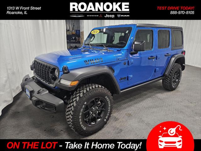 2024 Jeep Wrangler 4-Door Willys 4x4 2024 Jeep Wrangler 4-Door Willys 4x4