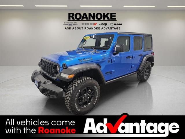 2024 Jeep Wrangler 4-Door Willys 4x4 2024 Jeep Wrangler 4-Door Willys 4x4