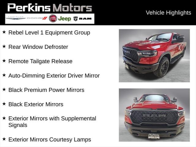 2026 RAM Ram 1500 RAM 1500 REBEL CREW CAB 4X4 57 BOX