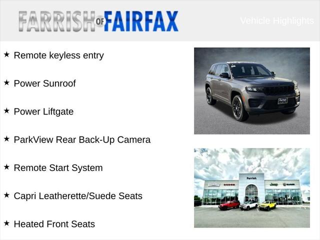 2025 Jeep Grand Cherokee GRAND CHEROKEE ALTITUDE X 4X4