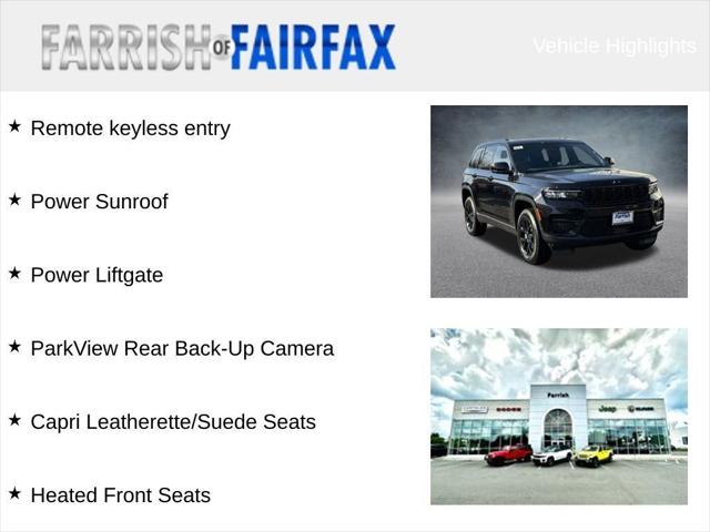 2025 Jeep Grand Cherokee GRAND CHEROKEE ALTITUDE X 4X4 2025 Jeep Grand Cherokee GRAND CHEROKEE ALTITUDE X 4X4