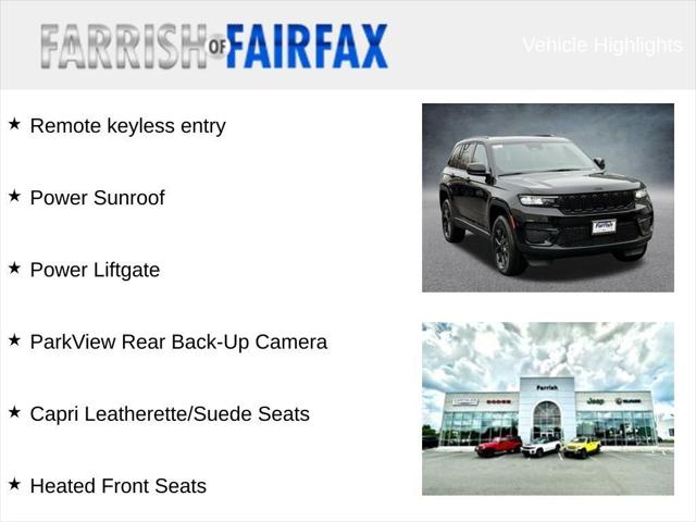 2025 Jeep Grand Cherokee GRAND CHEROKEE ALTITUDE X 4X4 2025 Jeep Grand Cherokee GRAND CHEROKEE ALTITUDE X 4X4