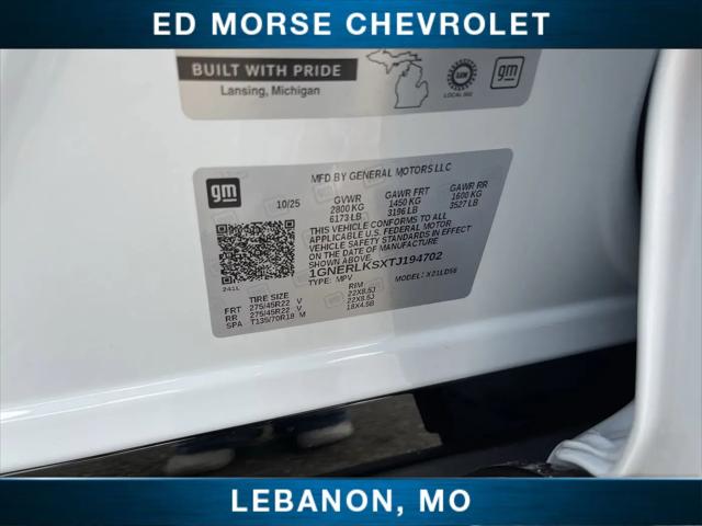 2026 Chevrolet Traverse FWD RS
