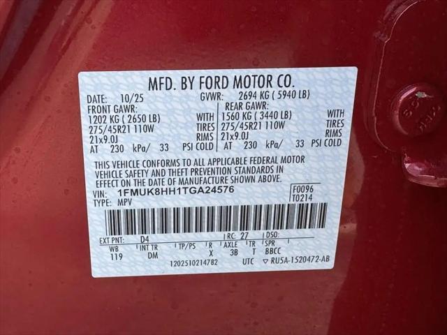 2026 Ford Explorer Platinum