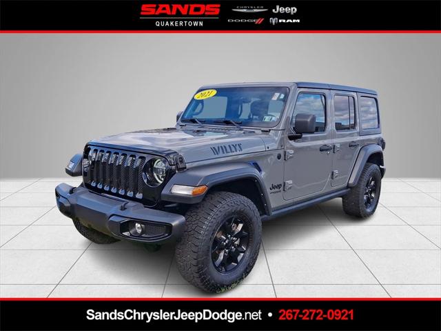 2021 Jeep Wrangler Unlimited Willys 4x4 2021 Jeep Wrangler Unlimited Willys 4x4