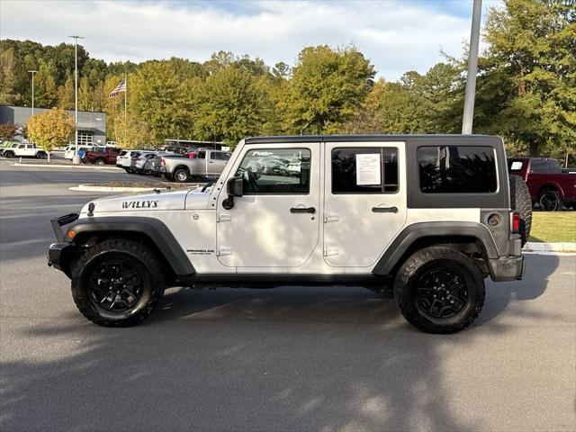 2017 Jeep Wrangler Unlimited Willy Wheeler 4x4 2017 Jeep Wrangler Unlimited Willy Wheeler 4x4
