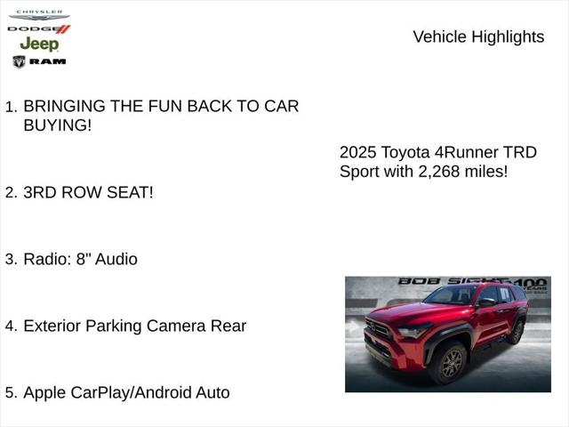 2025 Toyota 4Runner SR5 2025 Toyota 4Runner SR5