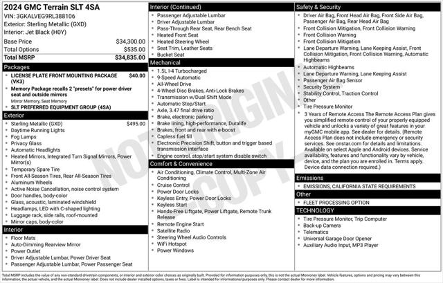 2024 GMC Terrain AWD SLT 2024 GMC Terrain AWD SLT