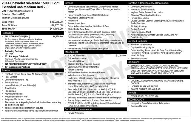 2014 Chevrolet Silverado 1500 2LT 2014 Chevrolet Silverado 1500 2LT