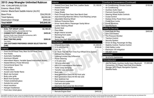 2013 Jeep Wrangler Unlimited Rubicon 2013 Jeep Wrangler Unlimited Rubicon