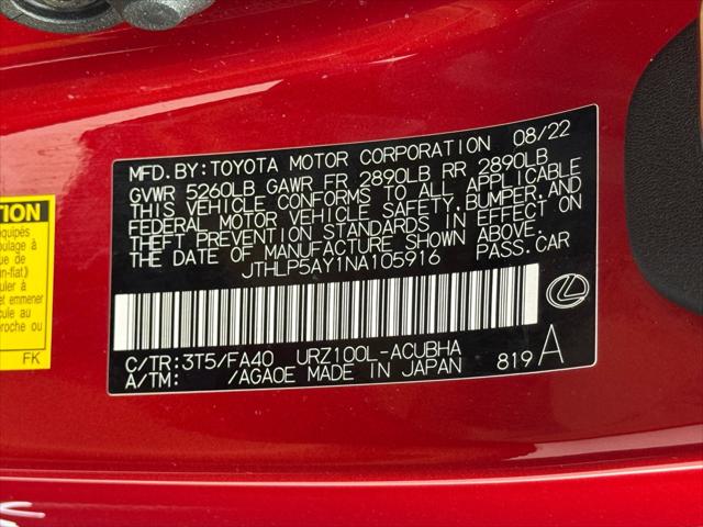 2022 Lexus LC 500 LC 500