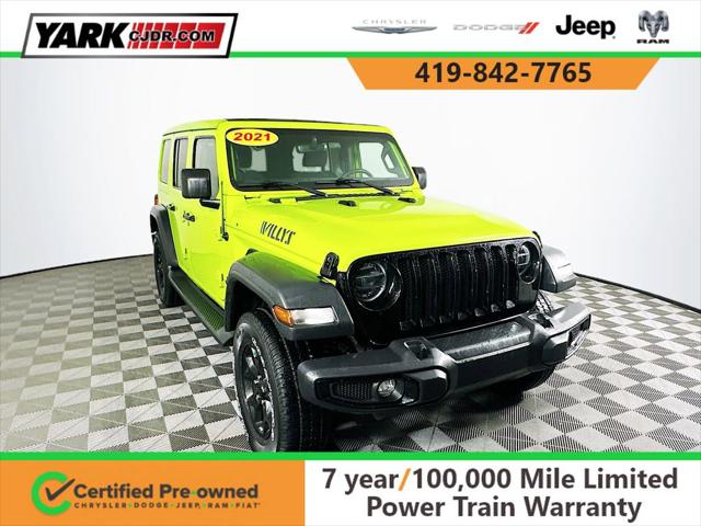 2021 Jeep Wrangler Unlimited Willys 4x4 2021 Jeep Wrangler Unlimited Willys 4x4