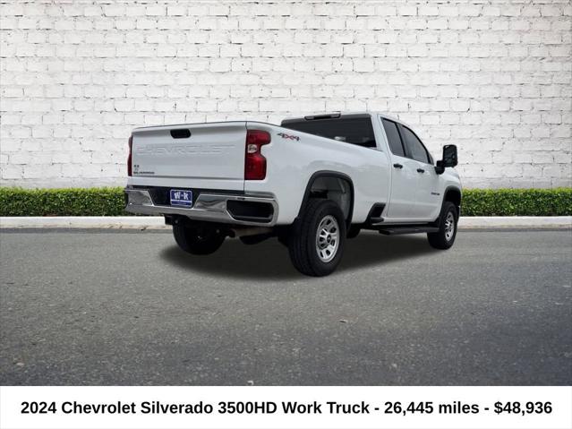 2024 Chevrolet Silverado 3500HD 4WD Double Cab Long Bed Work Truck