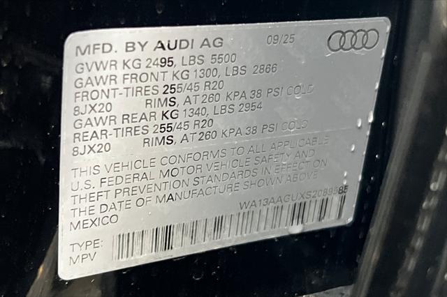 2025 Audi Q5 Prestige TFSI quattro S tronic