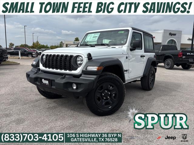 2026 Jeep Wrangler 2-Door Sport 4x4 for sale in Gatesville, TX