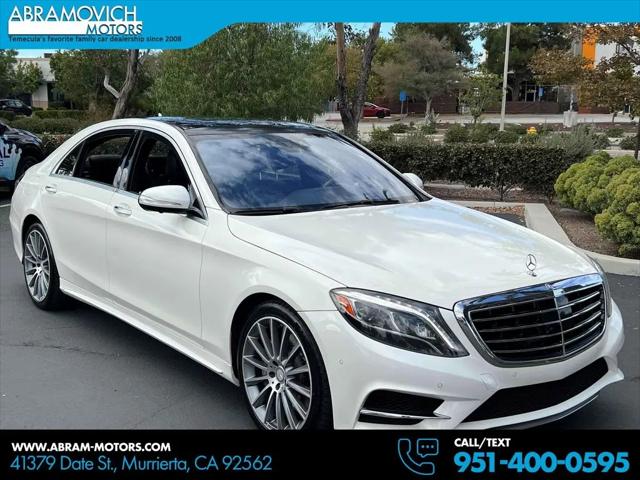 2015 Mercedes-Benz S 550 Sedan for sale in Murrieta, CA