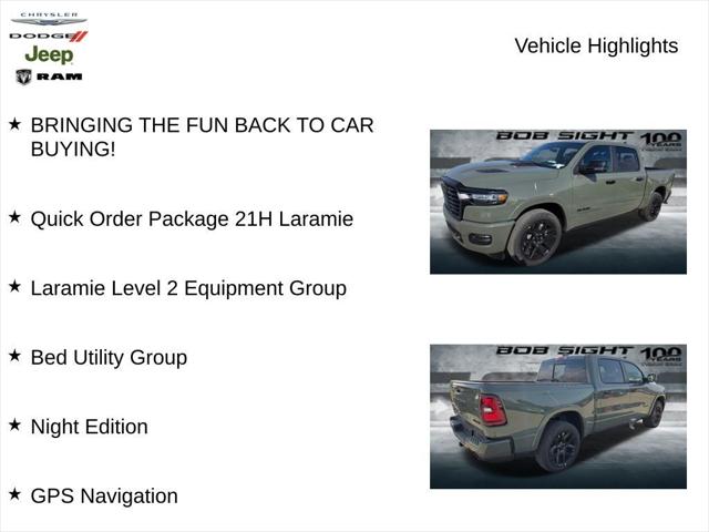 2026 RAM Ram 1500 RAM 1500 LARAMIE CREW CAB 4X4 57 BOX