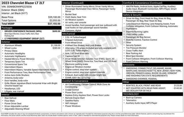 2023 Chevrolet Blazer FWD 2LT 2023 Chevrolet Blazer FWD 2LT