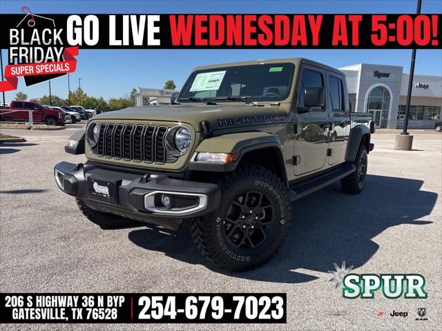 2025 Jeep Gladiator GLADIATOR HIGH TIDE 4X4 2025 Jeep Gladiator GLADIATOR HIGH TIDE 4X4