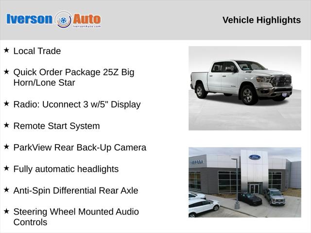 2019 RAM 1500 Big Horn/Lone Star Crew Cab 4x4 57 Box