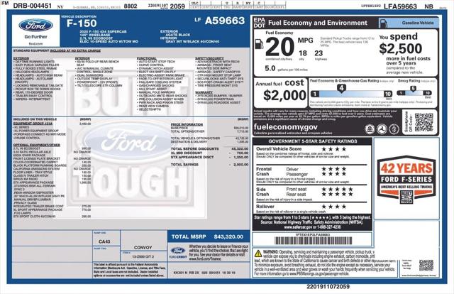2020 Ford F-150 XL 2020 Ford F-150 XL