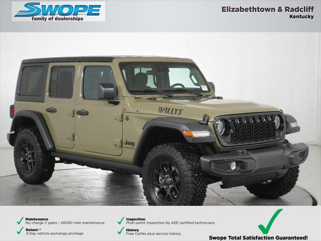 2025 Jeep Wrangler WRANGLER 4-DOOR WILLYS 2025 Jeep Wrangler WRANGLER 4-DOOR WILLYS
