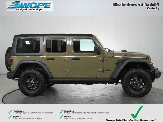 2025 Jeep Wrangler WRANGLER 4-DOOR WILLYS 2025 Jeep Wrangler WRANGLER 4-DOOR WILLYS