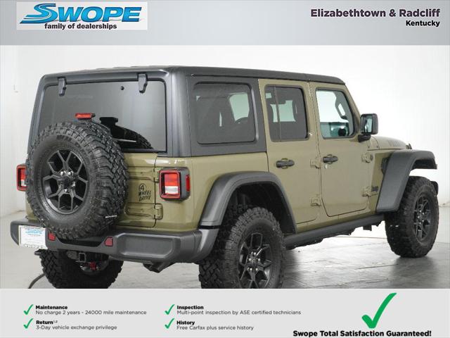 2025 Jeep Wrangler WRANGLER 4-DOOR WILLYS 2025 Jeep Wrangler WRANGLER 4-DOOR WILLYS