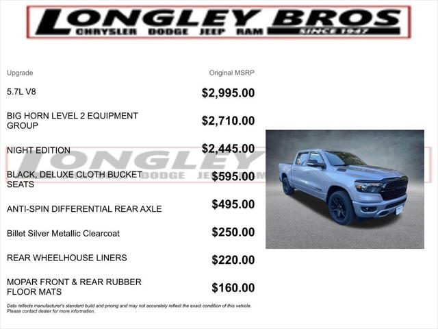 2022 RAM 1500 Big Horn Crew Cab 4x4 57 Box