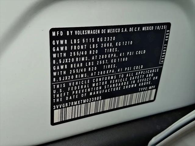 2026 Volkswagen Tiguan SE R-Line Black