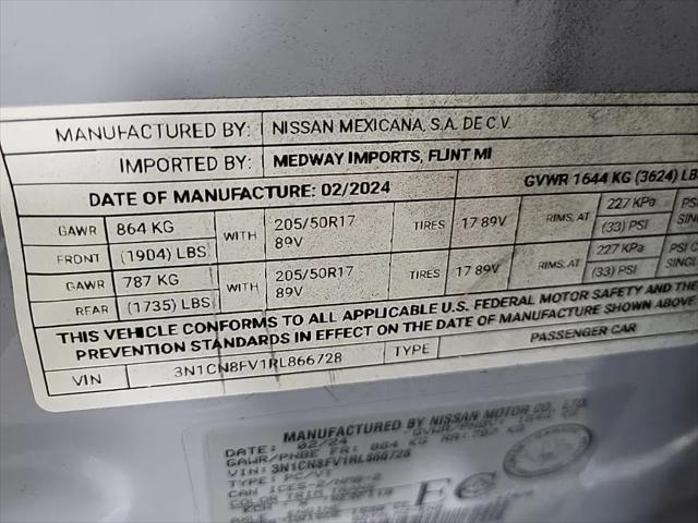 2024 Nissan Versa 1.6 SR