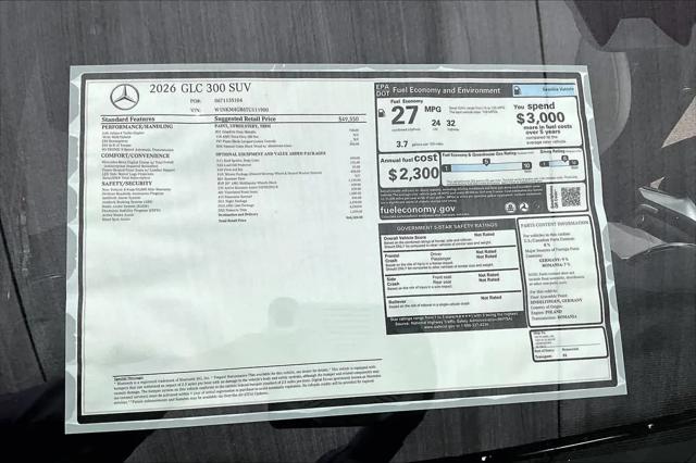 2026 Mercedes-Benz GLC GLC 300