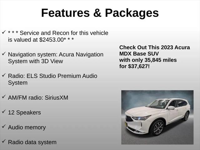 2023 Acura MDX Technology Package